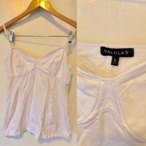 Talula large white tank top